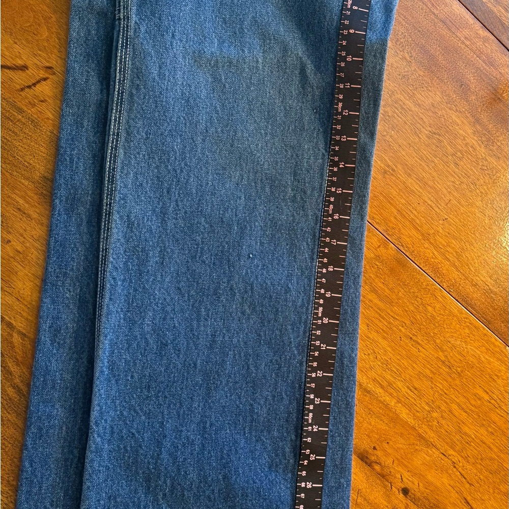Women's Vintage Lee Painters Blue Jeans - Picture 8 of 9